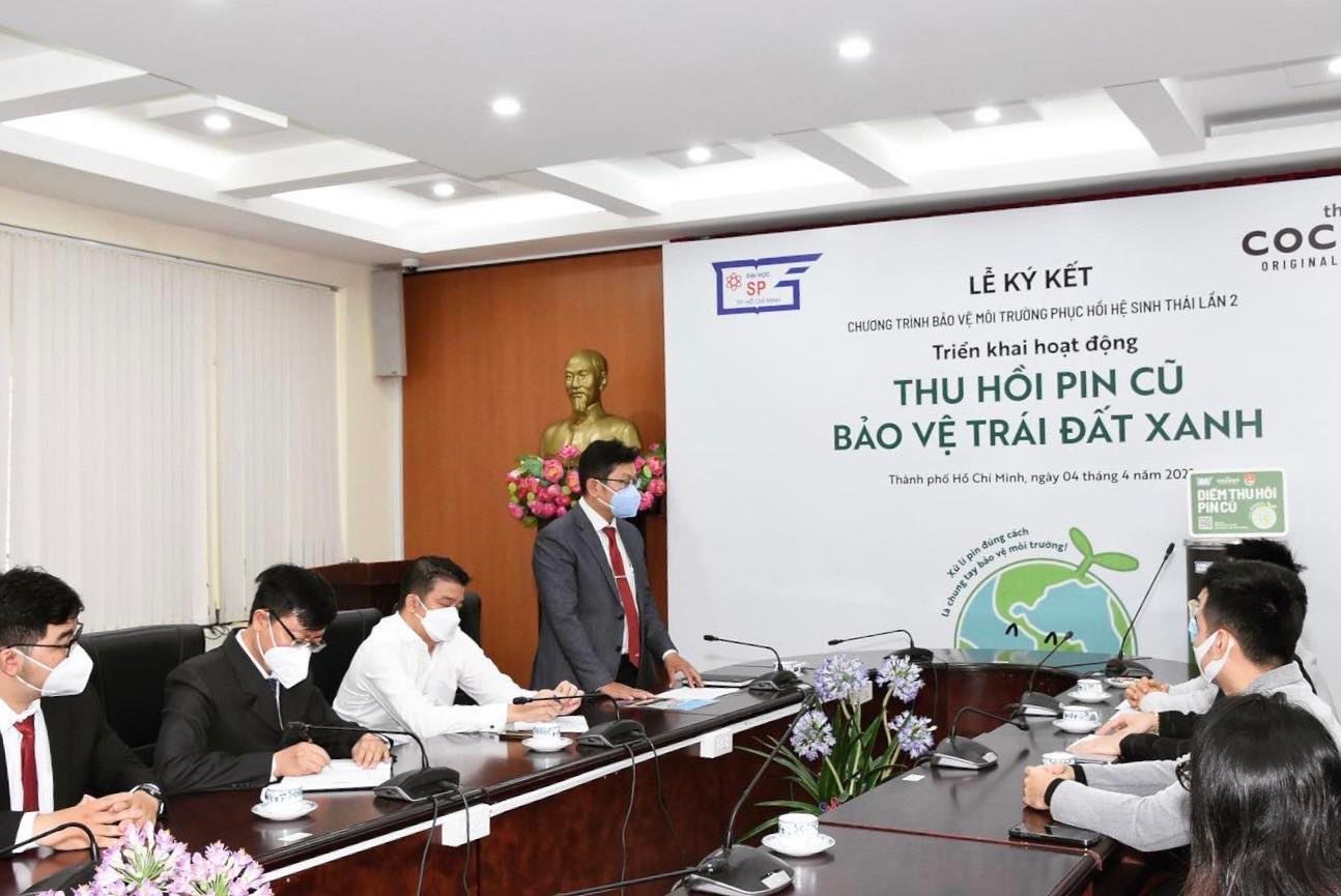 Cocoon x Trường Đại Học Sư Phạm TP.HCM lần 2: triển khai hoạt động thu hồi pin cũ - bảo vệ trái đất xanh