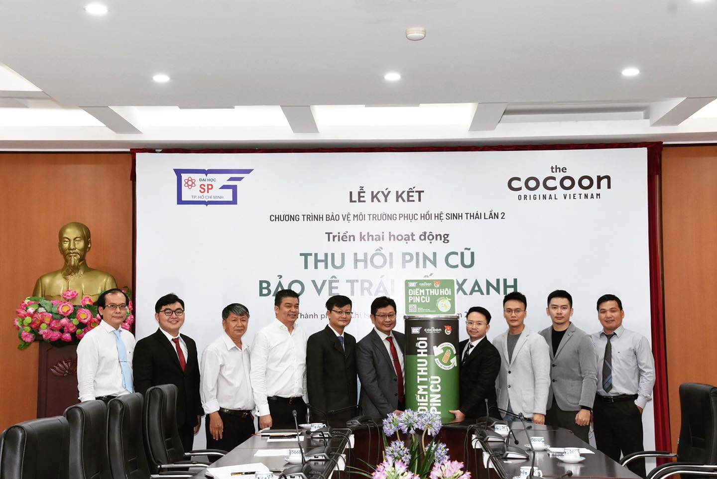Cocoon x Trường Đại Học Sư Phạm TP.HCM lần 2: triển khai hoạt động thu hồi pin cũ - bảo vệ trái đất xanh