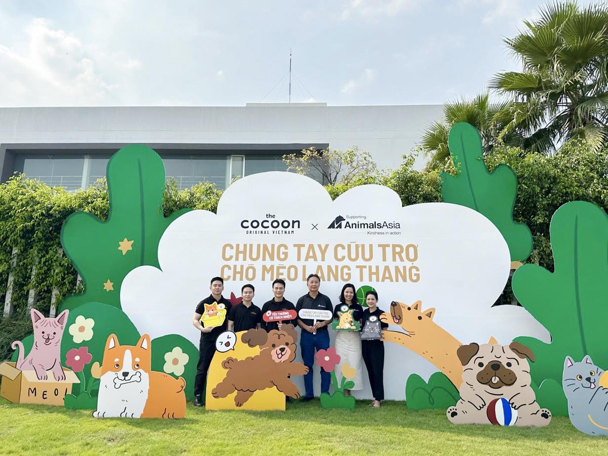 Cocoon x AAF: Chung tay cứu trợ chó mèo lang thang cùng Tổ chức Động vật Châu Á