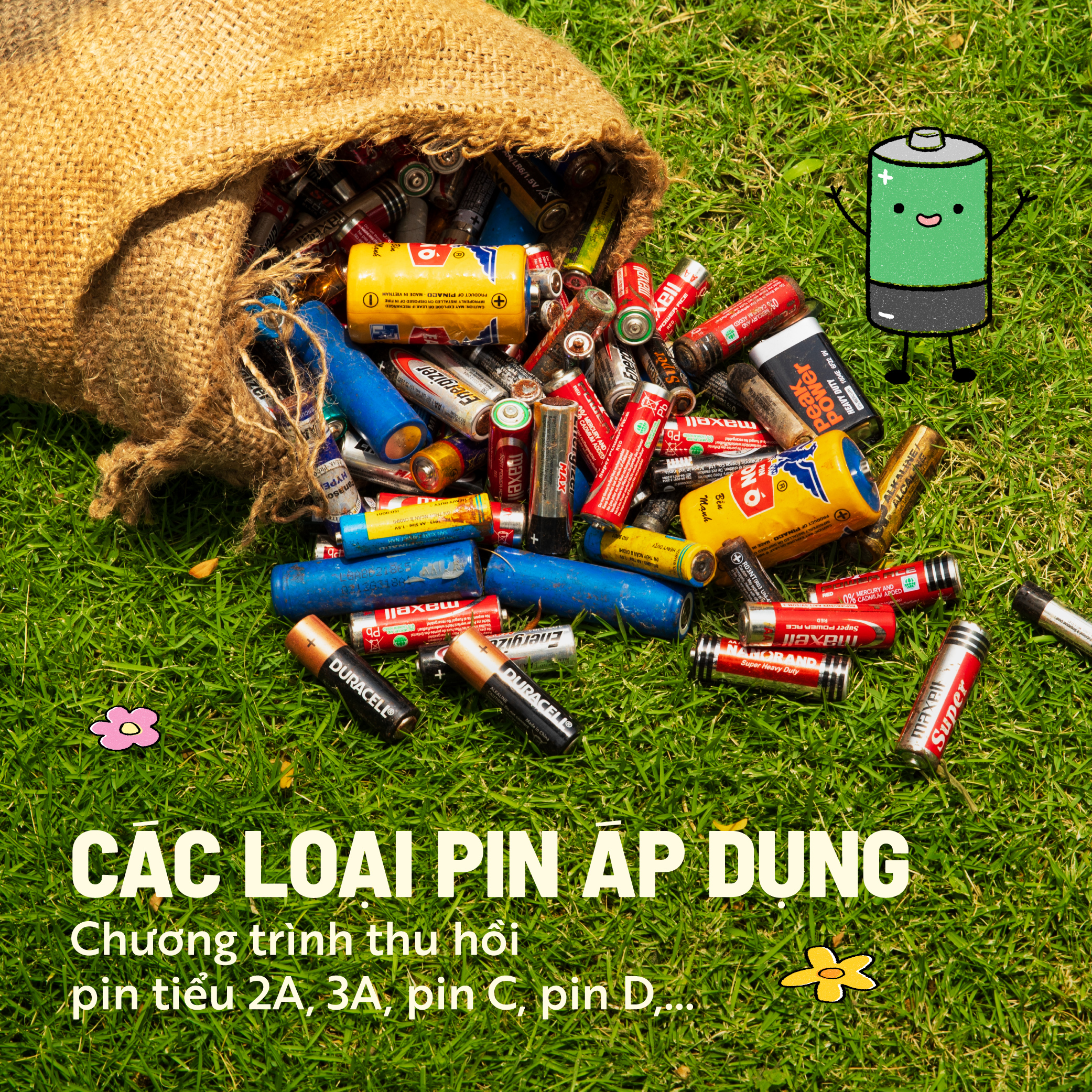 Chương trình "Thu hồi pin cũ - Bảo vệ trái đất xanh" năm 2026