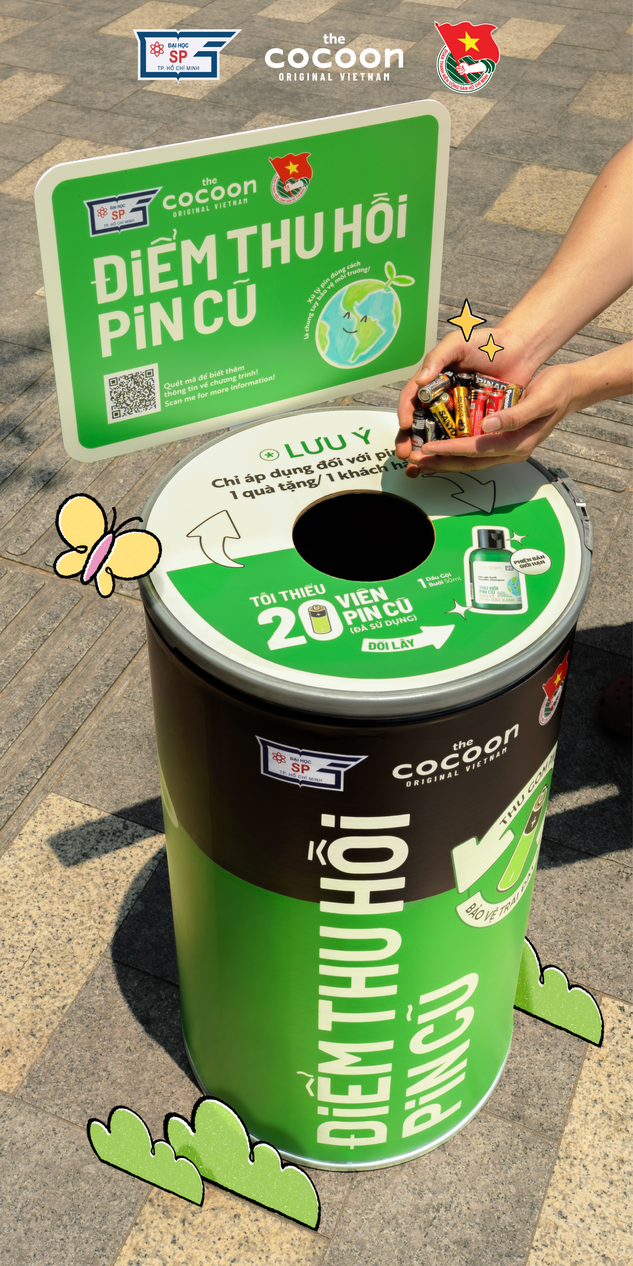 Chương trình "Thu hồi pin cũ - Bảo vệ trái đất xanh" năm 2026