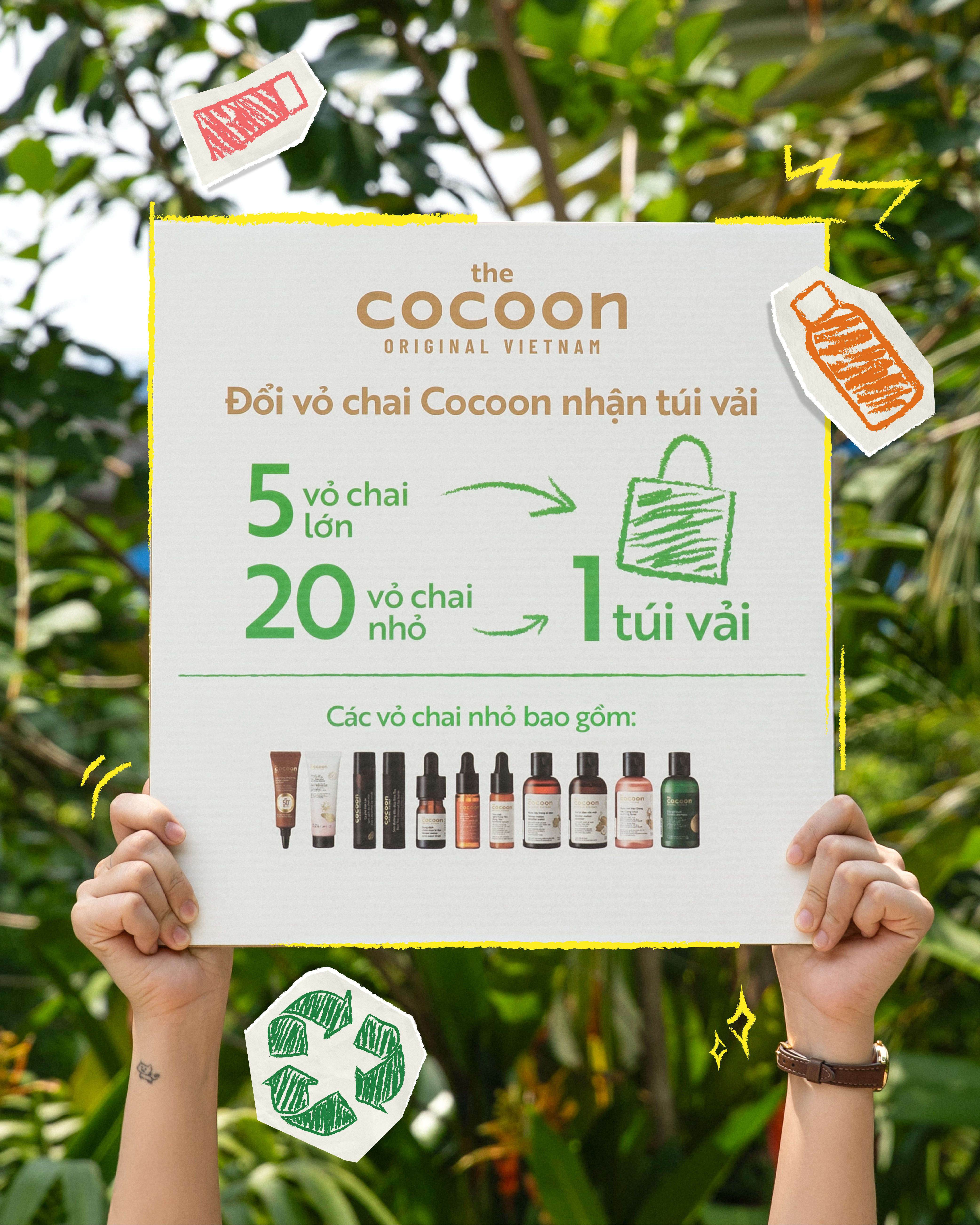 Chương trình "Thu Hồi Vỏ Chai- Đổi Túi Xanh" năm 2025