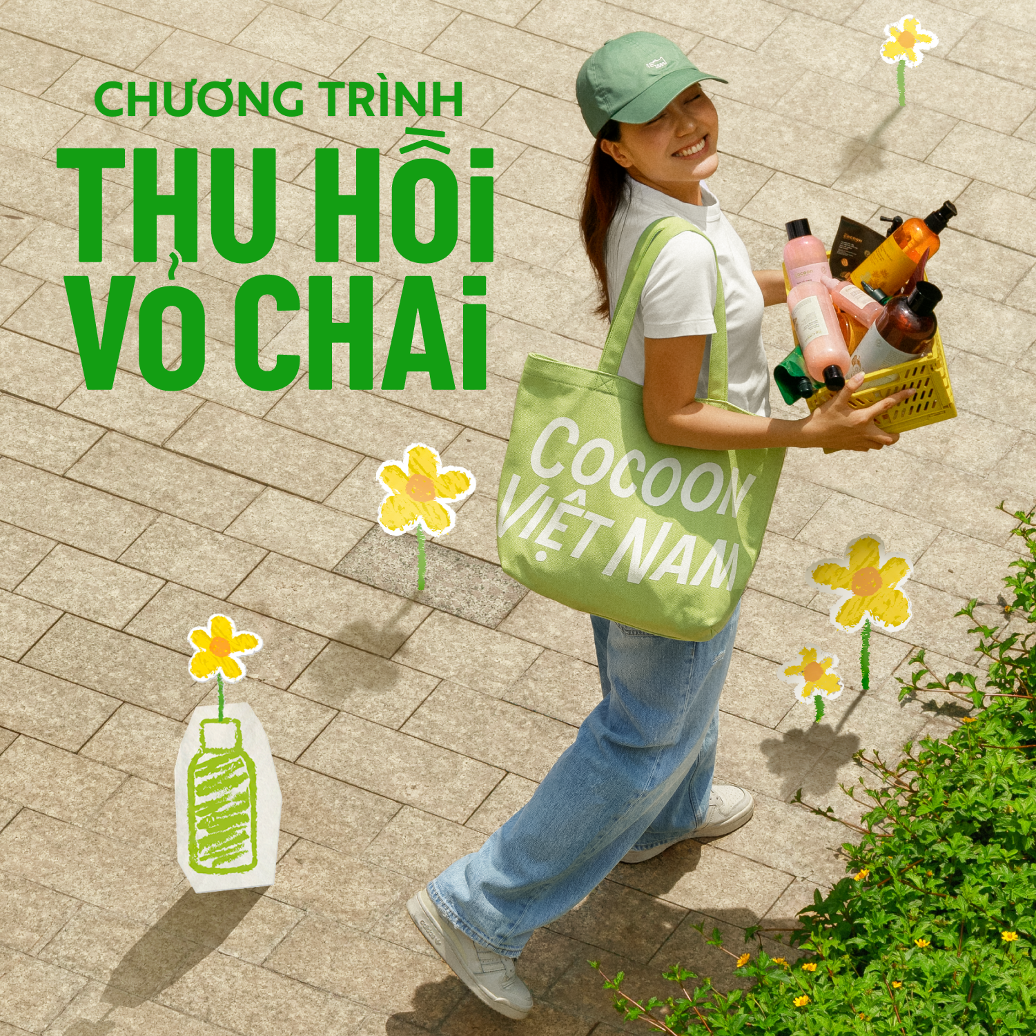 Chương trình "đổi vỏ chai cũ - nhận túi xanh" năm 2026