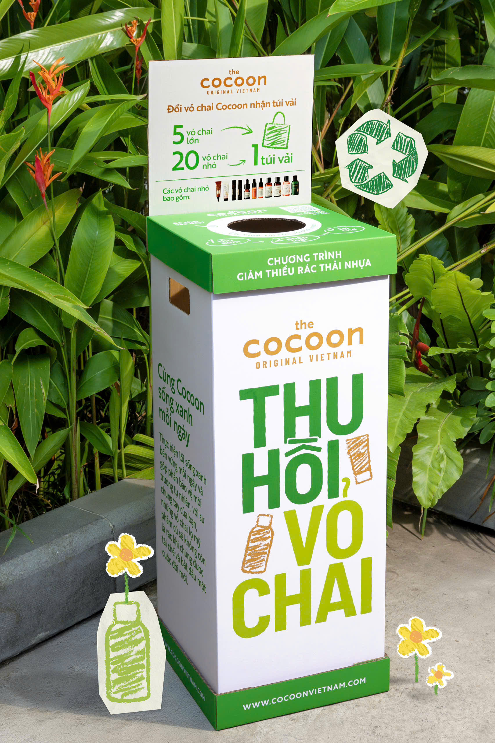 Chương trình "Thu Hồi Vỏ Chai- Đổi Túi Xanh" năm 2025